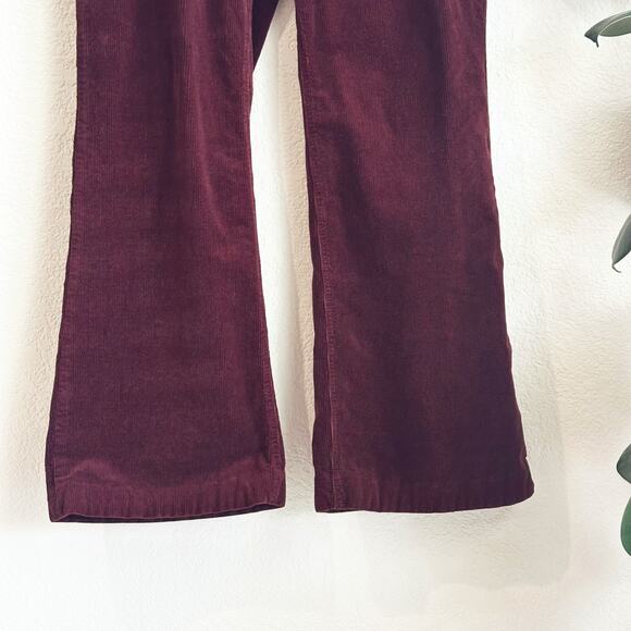 Anthropologie Pilcro High Rise Trouser Boot-Cut Pants Size 32 Corduroy Retro - Picture 3 of 9
